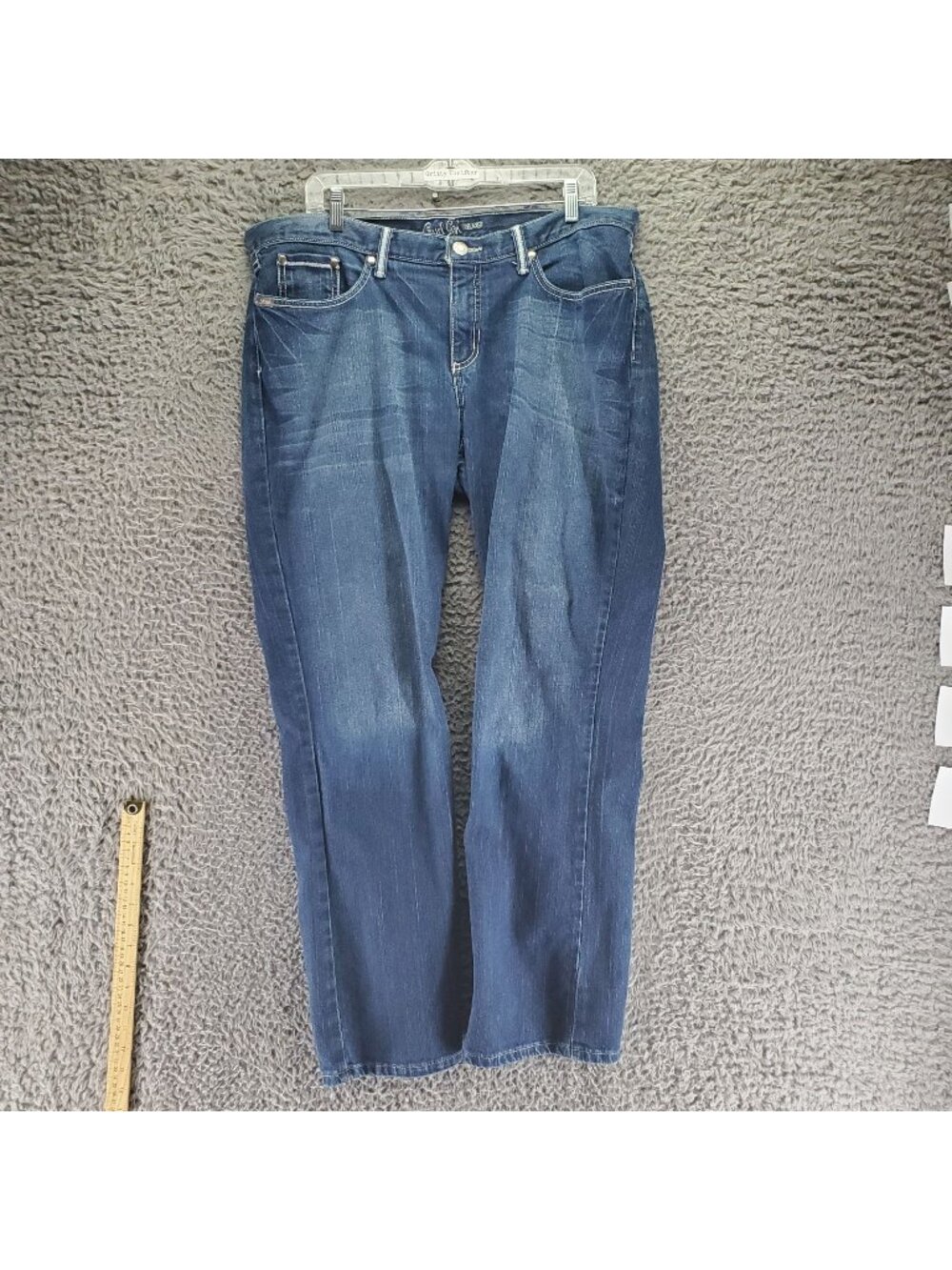 Cruel Girl Jeans Womens 17 Blue Caroline Relaxed Fit Stretch Denim